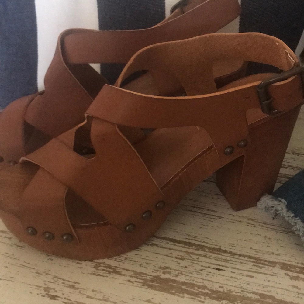 Madden grl brown shoes